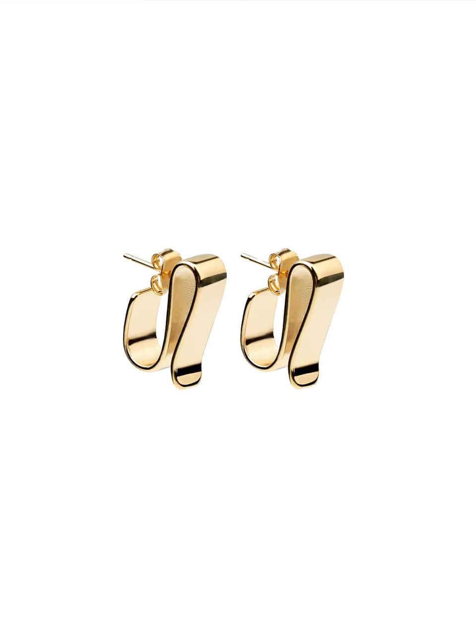 Small Money Clip Earring / Gold