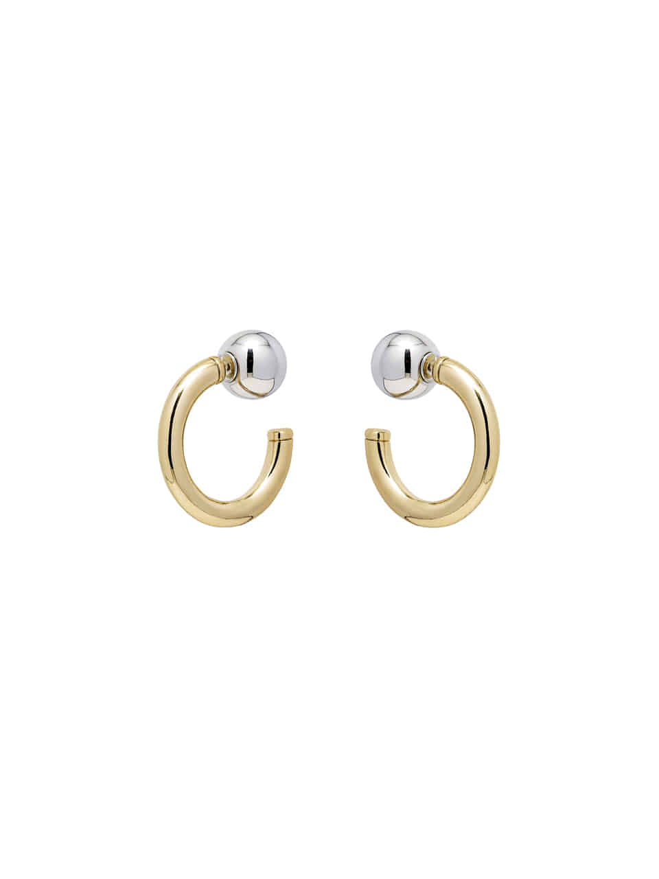 C.O Solid Combi Earring / Gold (B급)